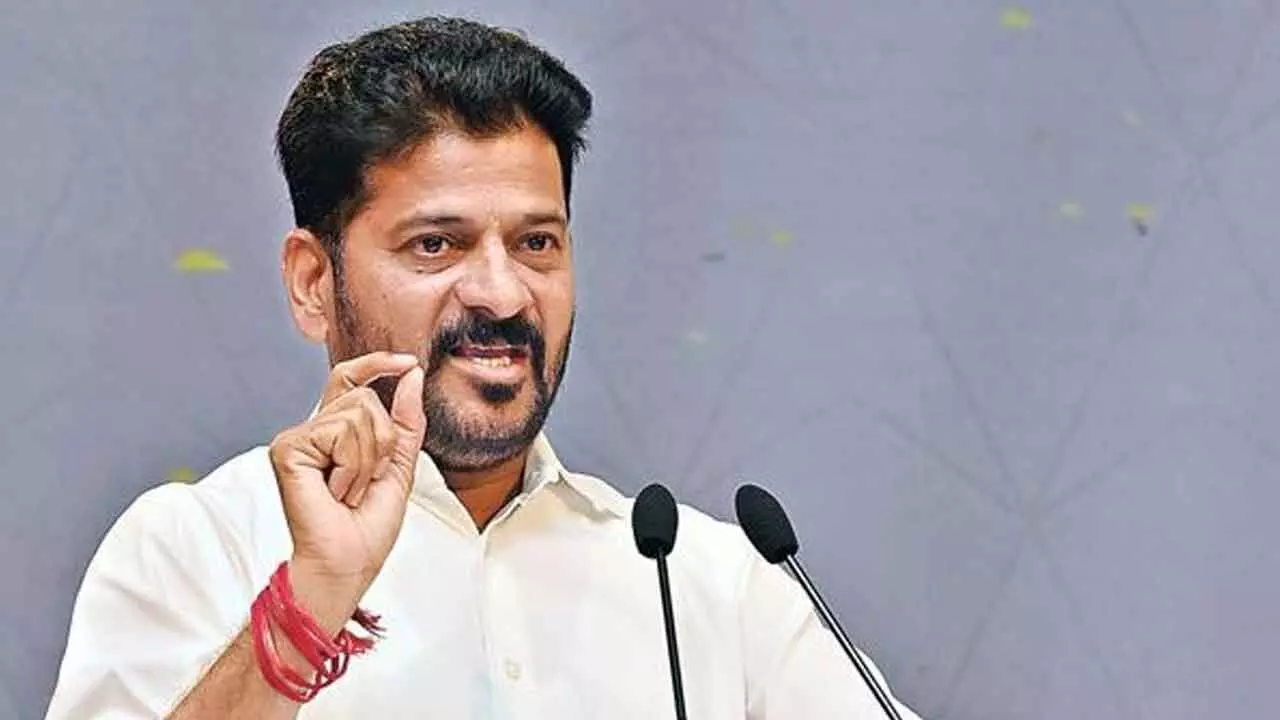 Revanth greets people on TG Formation Day