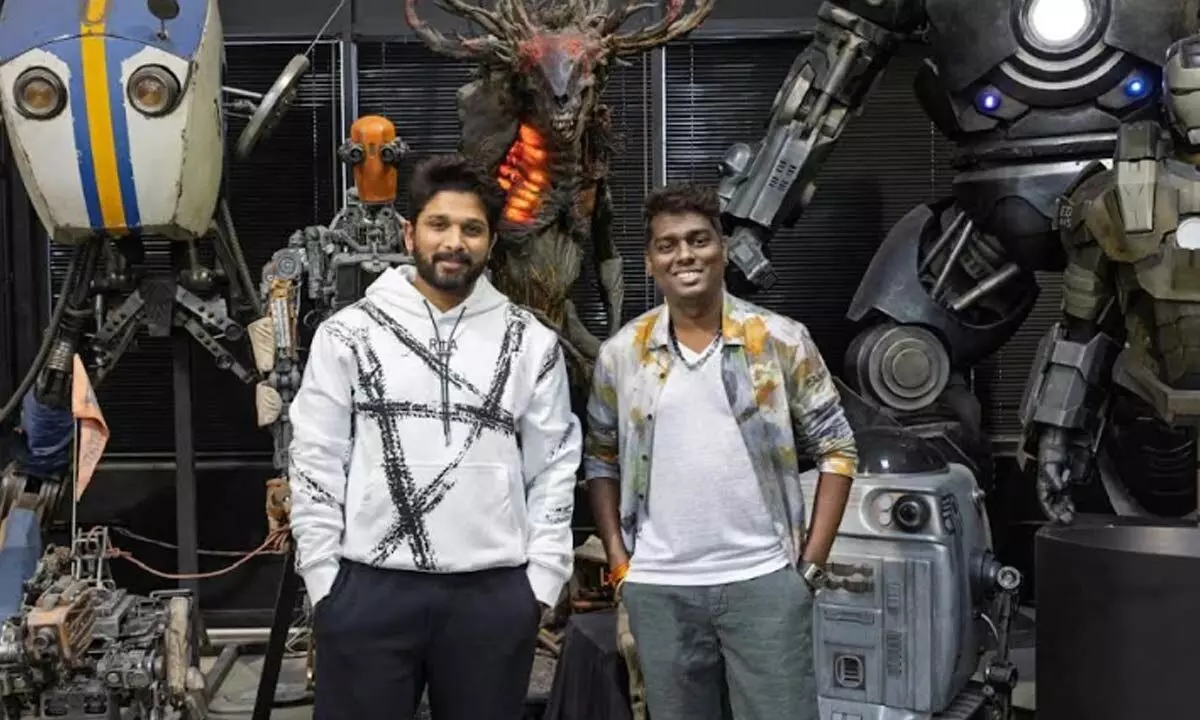 Allu Arjun and Atlee’s film pre-production works in full swing Allu Arjun and Atlee’s film pre-production works in full swing