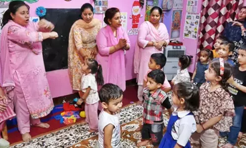 Anganwadi centres in J&Ks Udhampur transforming into smart preschools under NEP