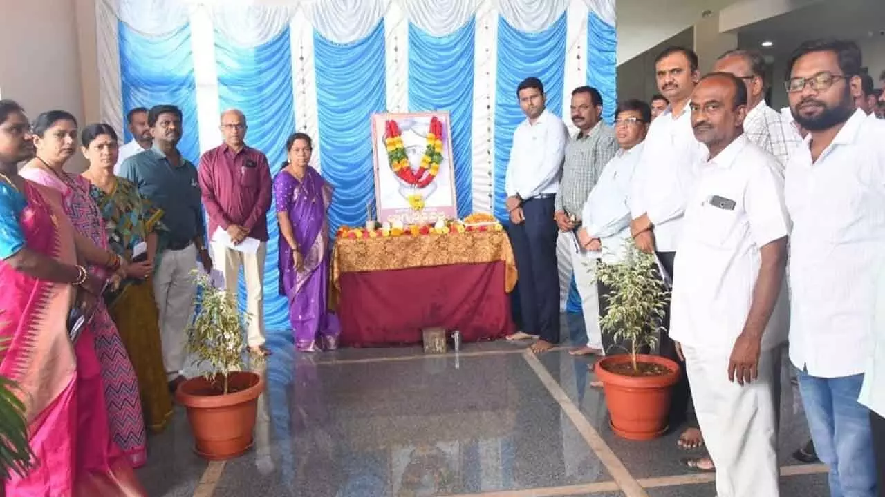 Collector Santosh Calls for Youth to Follow the Ideals of Bhagya Reddy Varma Collector Santosh Calls for Youth to Follow the Ideals of Bhagya Reddy Varma