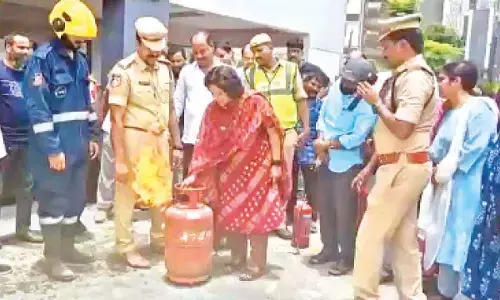 Fire dept holds mock drills