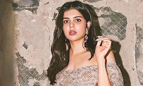 Kalyani Priyadarshan turns up the heat in bold gold ensemble