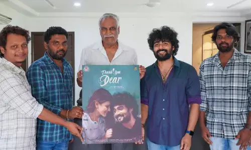 Tammareddy Bharadwaja unveils Dhanush Raghumudri’s ‘Thank You Dear’ first look