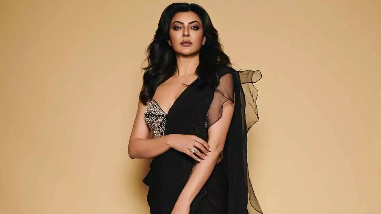 Sushmita Sen says she celebrates colour black ‘as an armour’ Sushmita Sen says she celebrates colour black ‘as an armour’