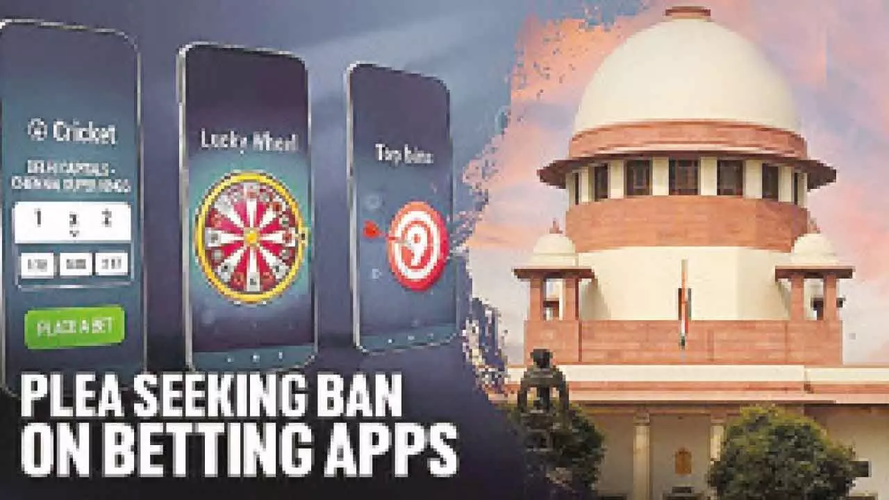 SC issues notice to Centre on plea to ban betting apps