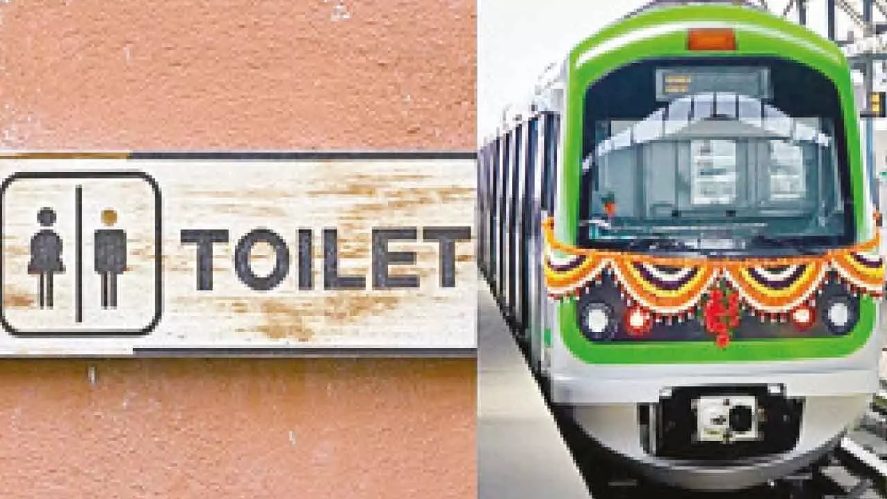 Rs 2 for urination and Rs 5 for defecation as user charges in 12 Metro stations