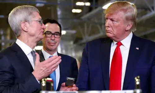 Trump warns of 25% tariff on non-US-made iPhones