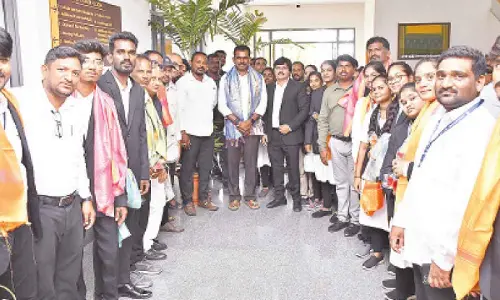 MLA felicitates law college students