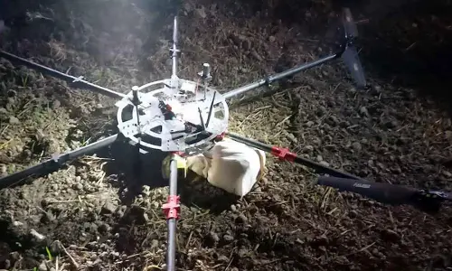 Pak drone with Rs 5 cr heroin seized in Sri Ganganagar