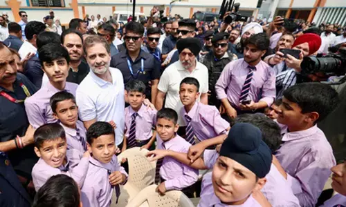 Rahul Gandhi goes door-to-door in Poonch, advises students to study hard