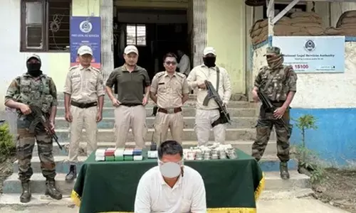 Drugs valued at Rs 2.84 cr seized in Manipur, two held