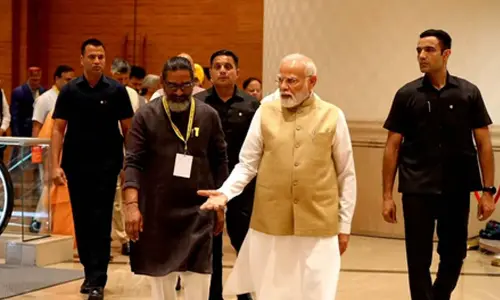 Jharkhand CM flags Rs 1.4 lakh crore mining dues at NITI Aayog meeting