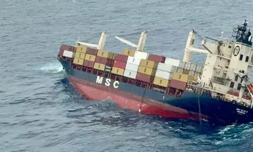 Indian Coast Guard on high alert after Liberian-flagged vessel sinks off Kochi coast