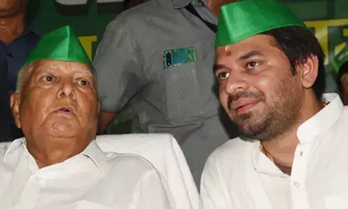 Lalu Prasad Yadav expels son Tej Pratap from RJD for six years for ‘immoral behaviour’