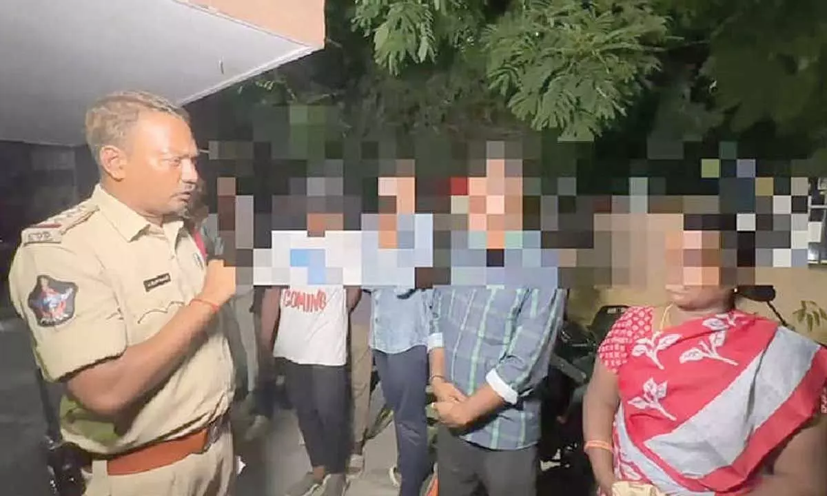 Tirupati police drive against youth bike racing Tirupati police drive against youth bike racing