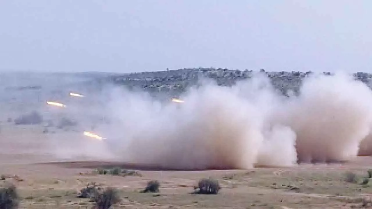 Pak targeted Phalodi airbase, other sensitive areas: BSF Pak targeted Phalodi airbase, other sensitive areas: BSF