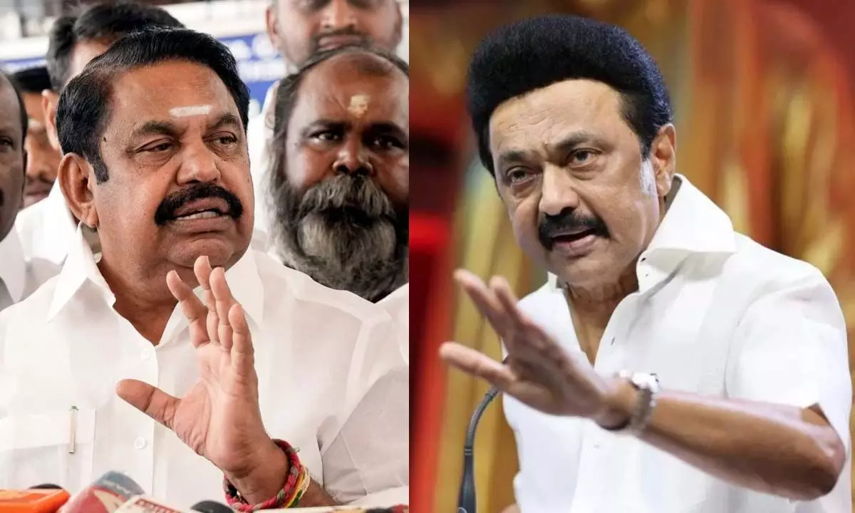 Palaniswami Slams Stalin’s NITI Aayog Visit, Alleges Personal Motives Behind Delhi Trip Palaniswami Slams Stalin’s NITI Aayog Visit, Alleges Personal Motives Behind Delhi Trip