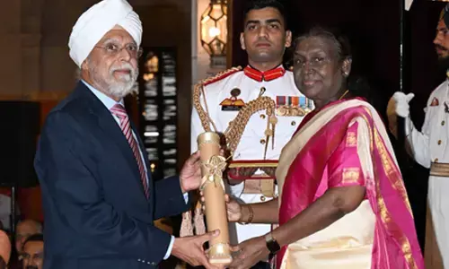 Legends remembered, icons felicitated in Padma ceremony