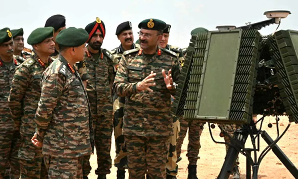 Army chief witnesses demos of indigenous drone warfare systems Army chief witnesses demos of indigenous drone warfare systems