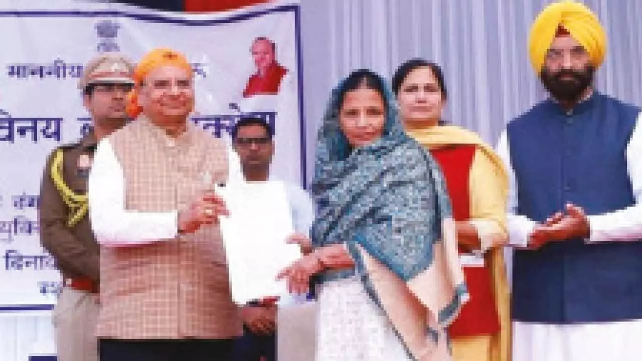 CM hands over job letters to kin of 1984 riot victims CM hands over job letters to kin of 1984 riot victims