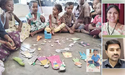‘Vesavi Vennela’ brings respite to kids through story cards, craft sessions