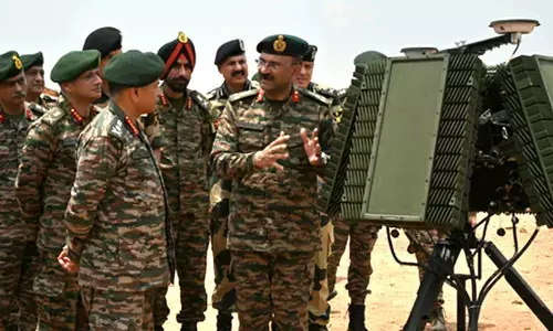 Army chief witnesses demos of indigenous drone warfare systems