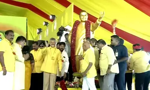 TDP Mahanadu Commemorates NTR’s Birth Anniversary