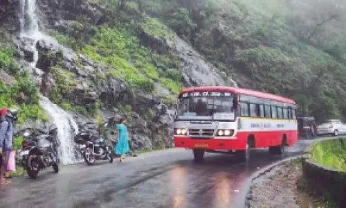 Police restrict access to Charmadi Ghat waterfalls