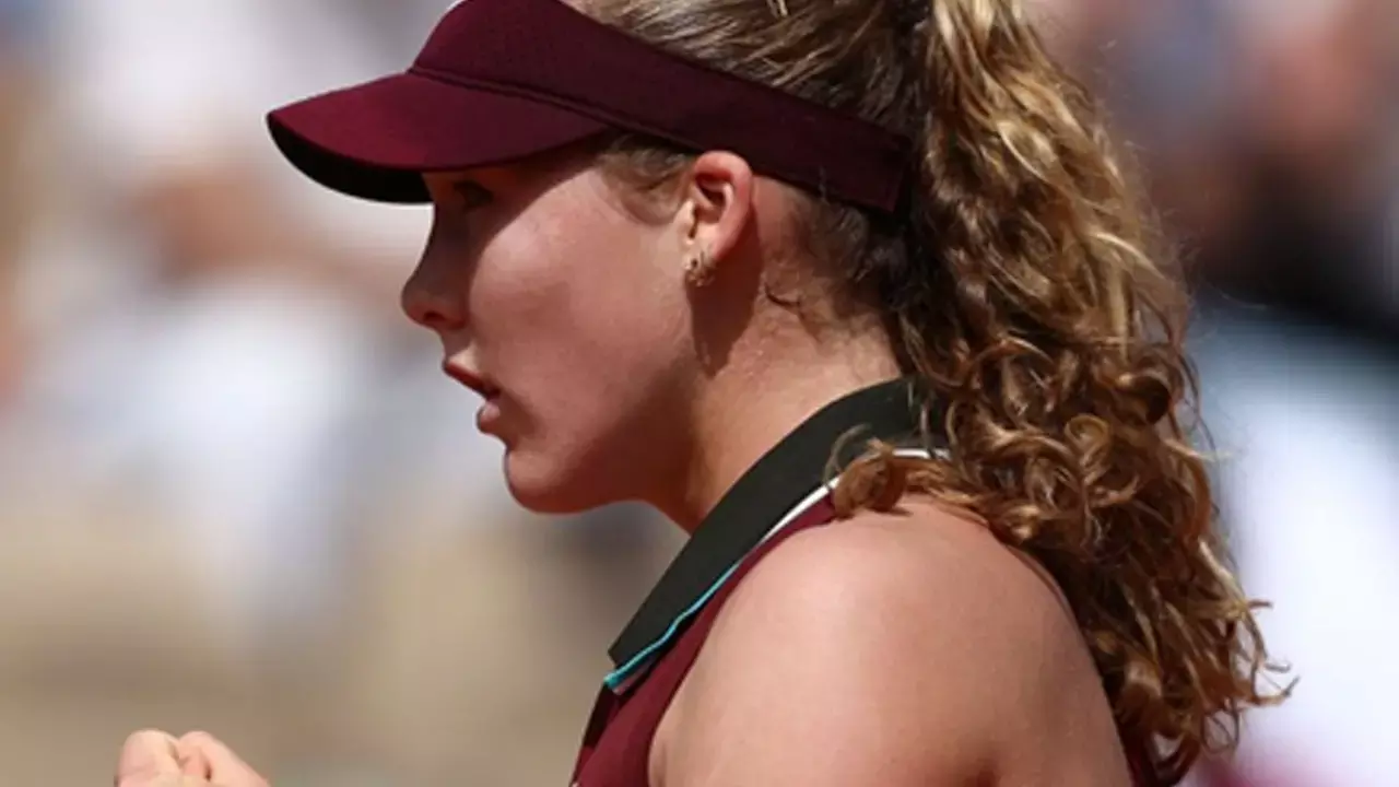 French Open: Mirra Andreeva turns tables on Ashlyn Krueger with gritty second-round win