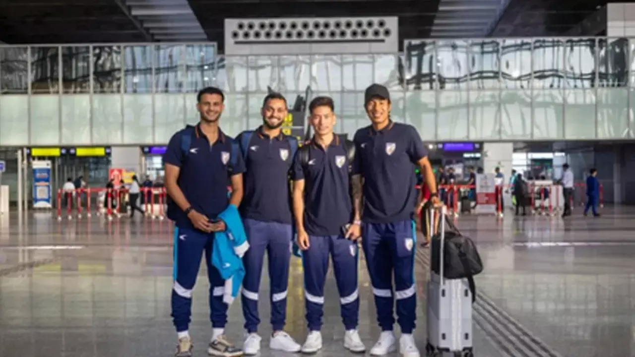 Preparing for perfect challenges, Indian mens football team reaches Thailand