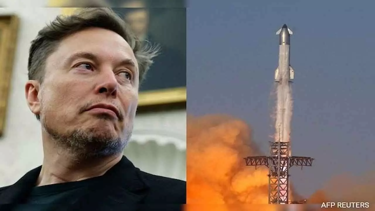 Musk’s Starship crashes into Indian Ocean Musk’s Starship crashes into Indian Ocean