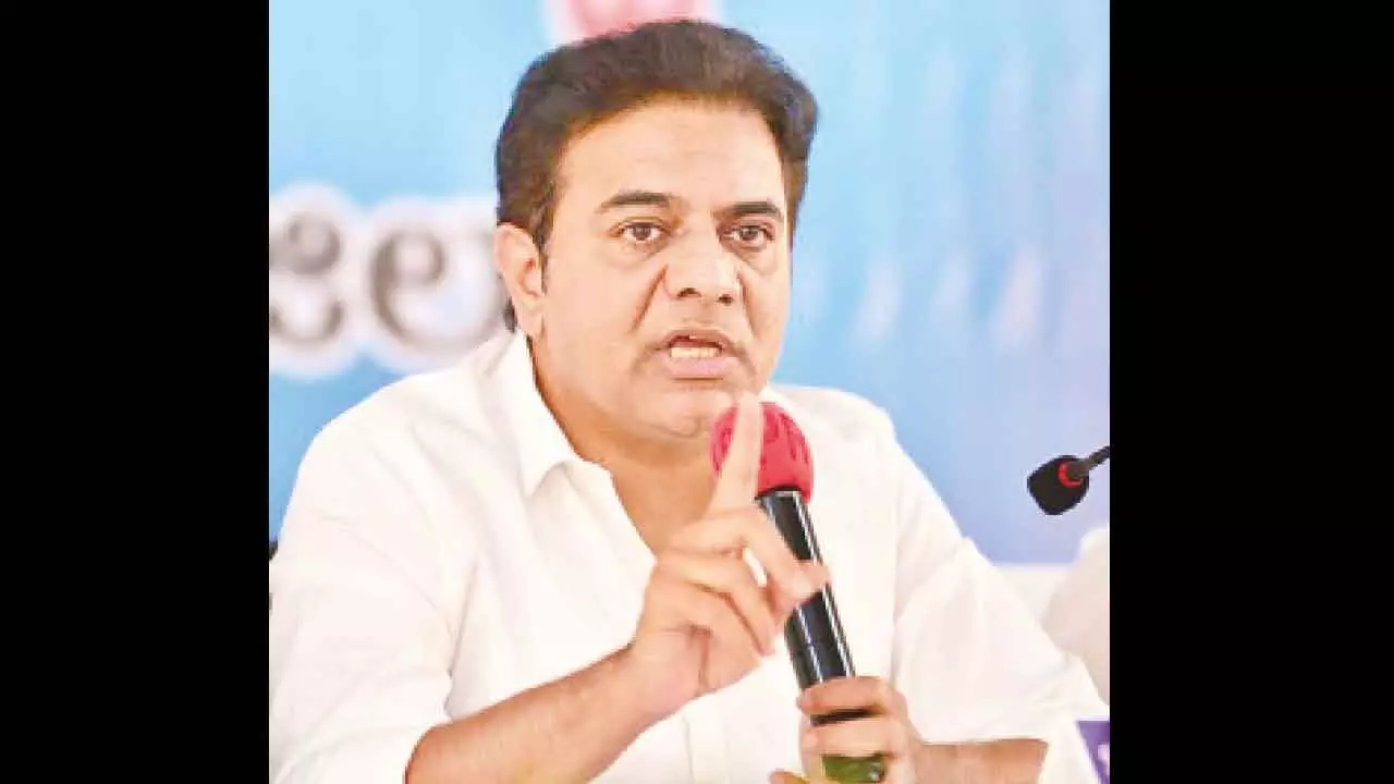 Will work for TG’s devpt whether in power or not, exudes KTR Will work for TG’s devpt whether in power or not, exudes KTR