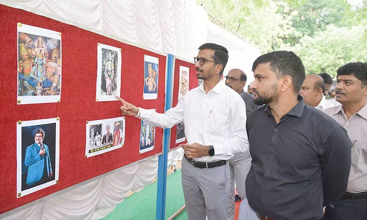 NTR’s birth anniversary celebrated at Anantapur collectorate NTR’s birth anniversary celebrated at Anantapur collectorate