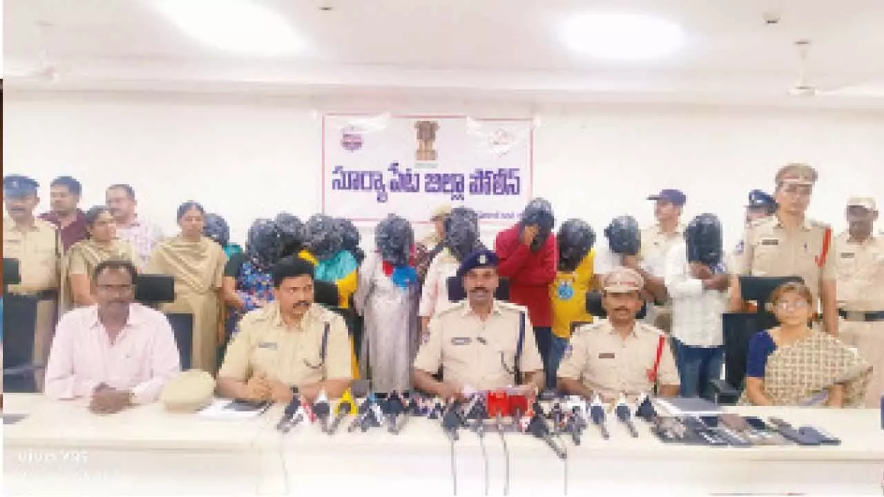 Massive child trafficking racket busted in Suryapet Massive child trafficking racket busted in Suryapet