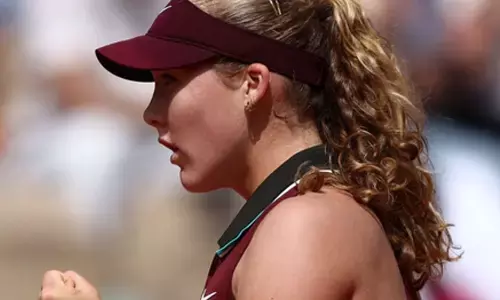 French Open: Mirra Andreeva turns tables on Ashlyn Krueger with gritty second-round win