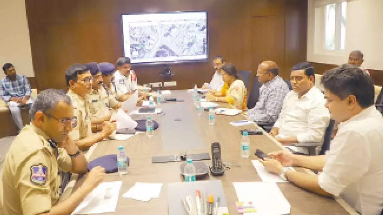 Cyberabad police, HMDA hold meet on monsoon preparedness