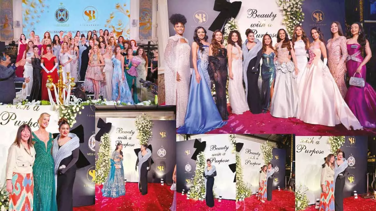 Sudha Reddy’s ‘Beauty With A Purpose Gala’ Unites Miss World 2025 Delegates at Mon Amour Palais Sudha Reddy’s ‘Beauty With A Purpose Gala’ Unites Miss World 2025 Delegates at Mon Amour Palais