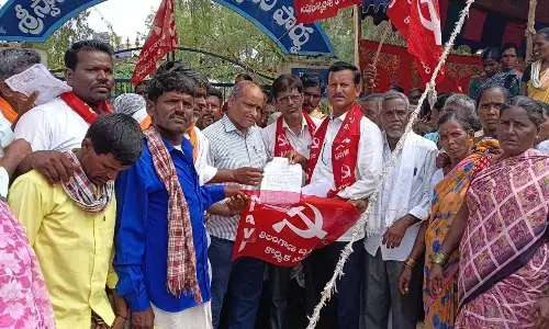 Demand for Rs 2 Lakh Crore Allocation to MGNREGA: Agri Workers’ Union Protests in Narayanpet