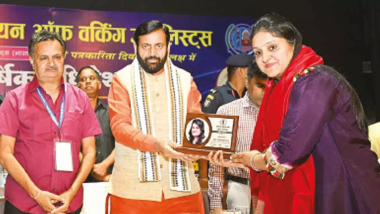 Media plays a vital role in nation-building: Saini