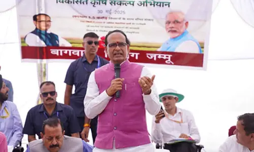 Union Minister Shivraj Chouhan participates in Viksit Krishi Sankalp Abhiyan event in Jammu