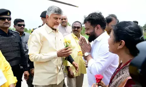 Chandrababu distributes elderly pension, asks MLAs and MPs to visit villages