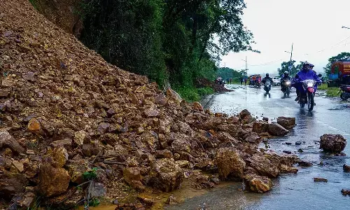 Landslide threat resurfaces near Mangaluru as rains batter coastal Karnataka