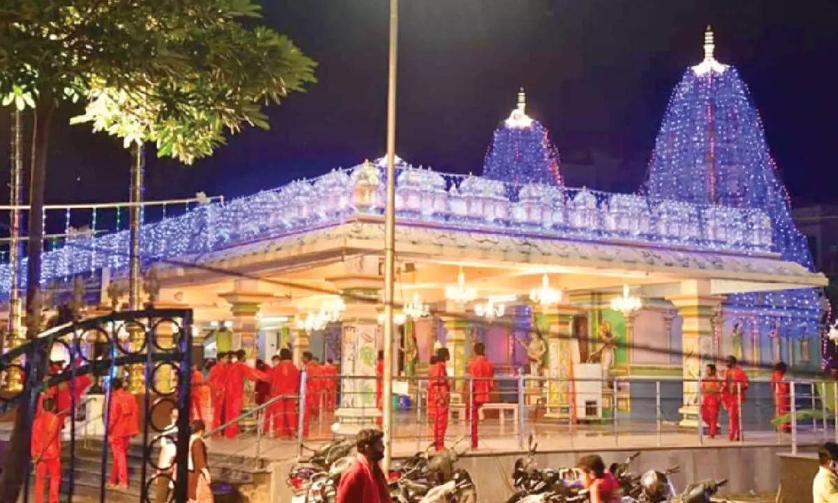 Shri Mahashakti temple decked up for Chaturdasha celebrations Shri Mahashakti temple decked up for Chaturdasha celebrations