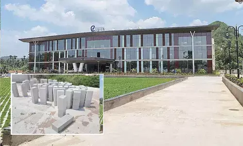 APs pioneering energy-efficient bldg nearing completion