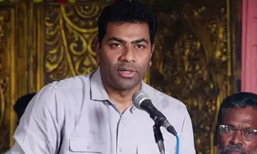 TVKs Aadhav Arjuna issues apology for video targeting AIADMK leader EPS