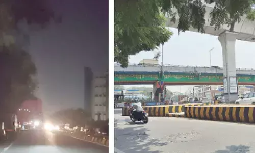 Walking on this stretch is no cakewalk!