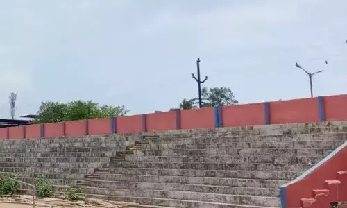 Manmohan school ground in shambles