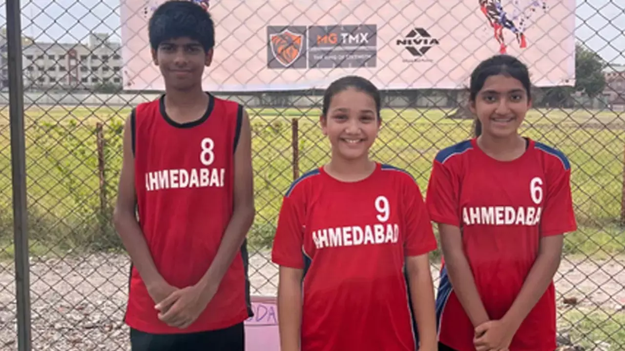 Adani Sportsline Academy trainees shine at Gujarat State Sub-jr Basketball Cship 2025