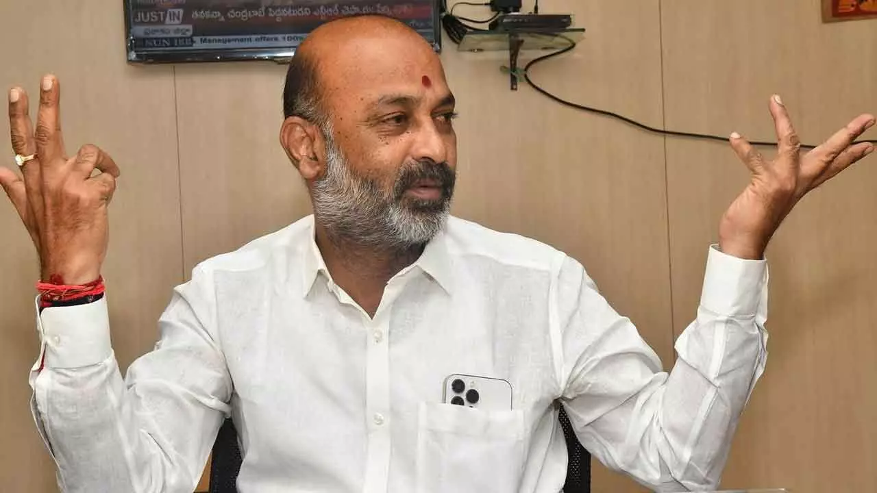 BRS, Cong govt drove TG into debts: Bandi BRS, Cong govt drove TG into debts: Bandi