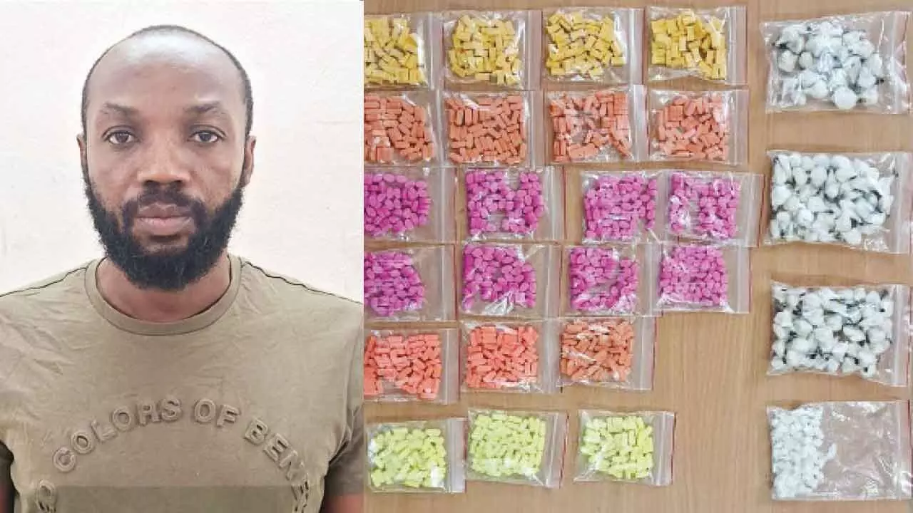 TGANB apprehends Nigerian drug dealer, seizes drugs worth Rs 1.25 cr TGANB apprehends Nigerian drug dealer, seizes drugs worth Rs 1.25 cr